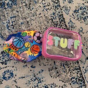 Lot of 2 iscream cosmetic bags/pouches